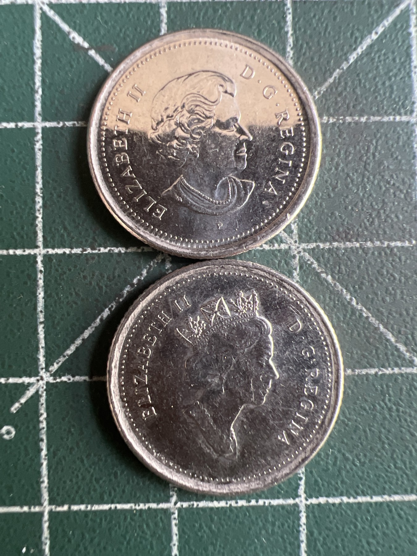 第469期 硬币专场 （无押金，捡漏，全场50包邮，偏远地区除外，接收代拍业务） 加拿大十分两枚不同