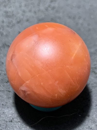 精美保山南红玛瑙2.0圆珠一颗， - 精美保山南红玛瑙2.0圆珠一颗，