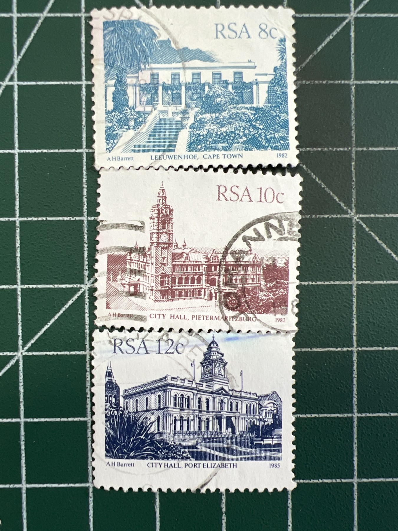 第490期 邮票、明信片专场 （无押金，捡漏，全场50包邮，偏远地区除外，接收代拍业务） 南非建筑邮票