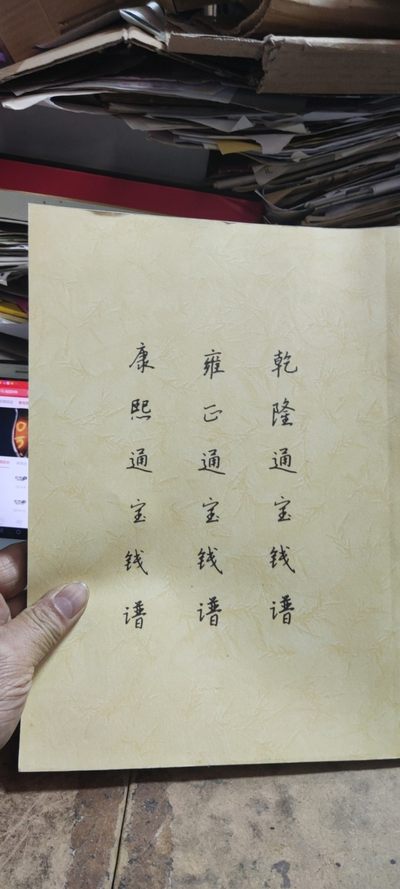 康熙雍正乾隆通宝钱谱日语资料（9品左右） - 康熙雍正乾隆通宝钱谱日语资料（9品左右）
