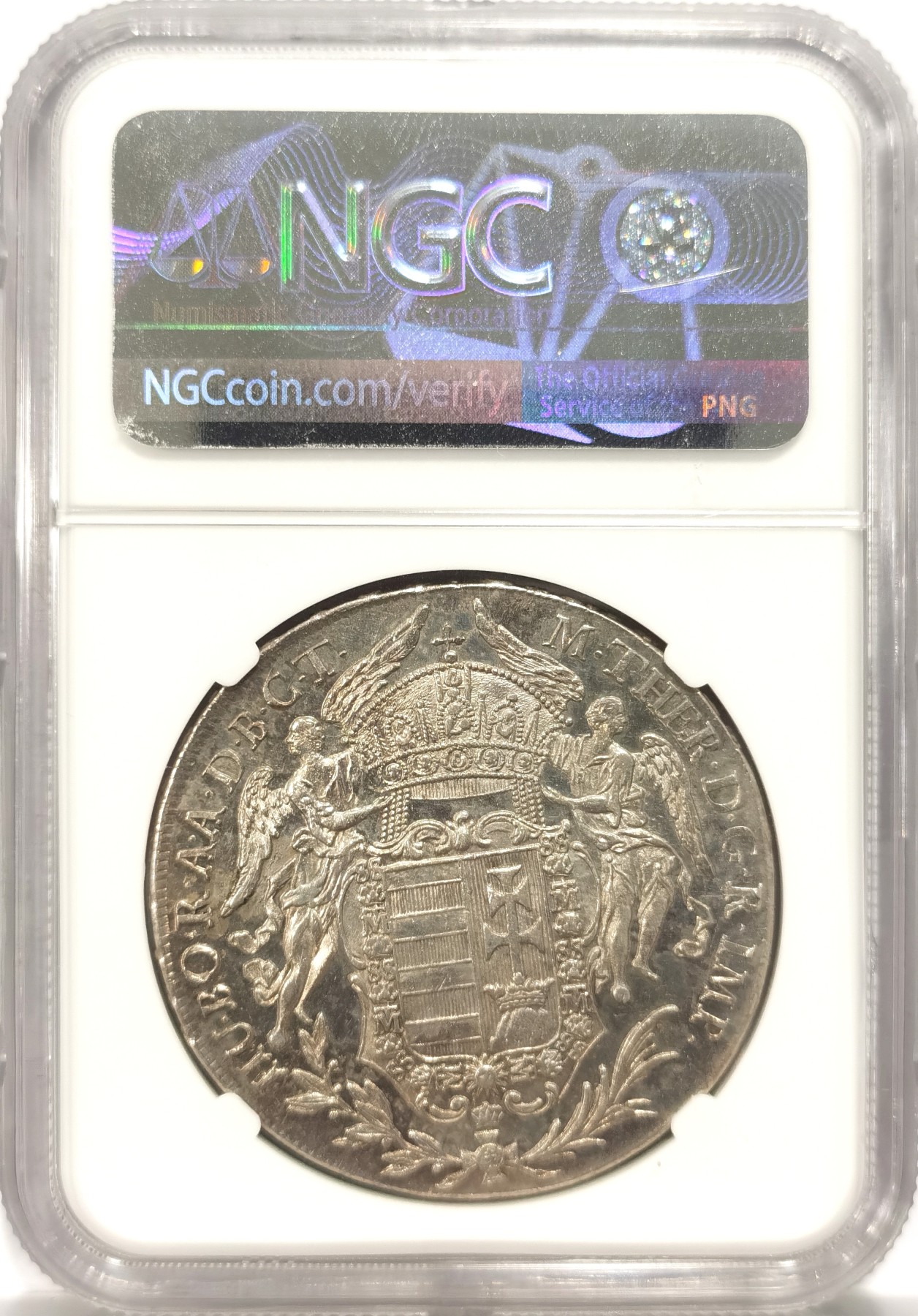 博洋堂【北京钱博会拍卖周】精品专场暨第54期（全场包邮） NGC MS62 匈牙利1780圣母抱婴版原铸大奶妈，实物镜面底板凝霜浮雕prooflike，AW拍品成交价原8500+