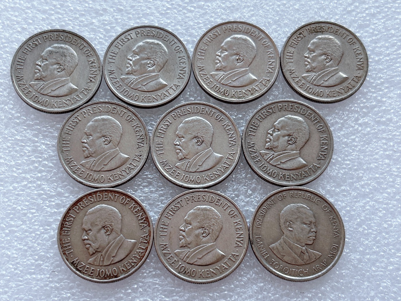 全场一元起拍 世界钱币散币、银币专场 第42期 肯尼亚50分 10枚 好品