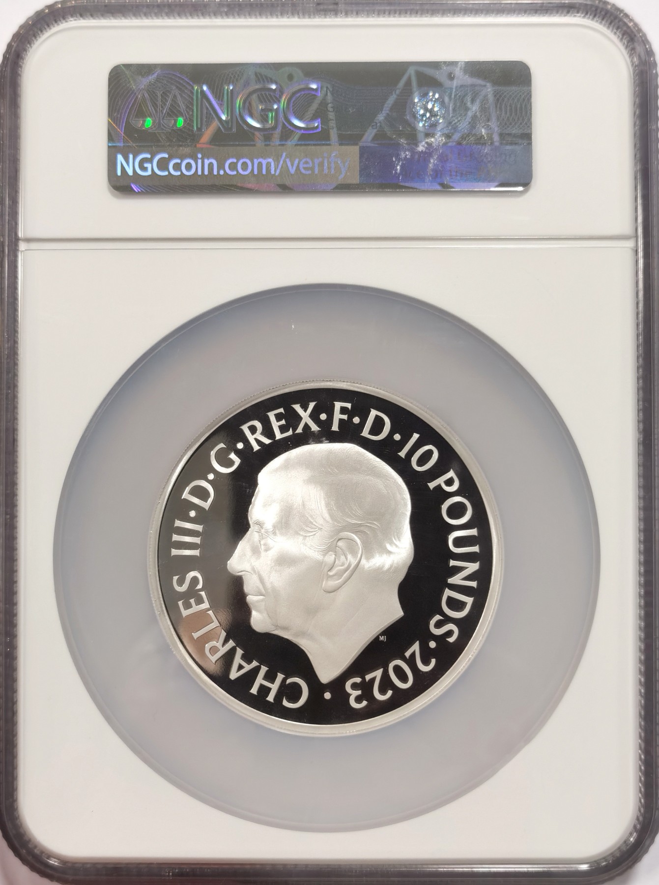 博洋堂【北京钱博会拍卖周】精品专场暨第54期（全场包邮） NGC PR70UC 英国2023年伟大君王系列查尔斯一世5盎司大银币，面值10镑，发行量仅257枚，其中70分满分仅32枚，国内首见