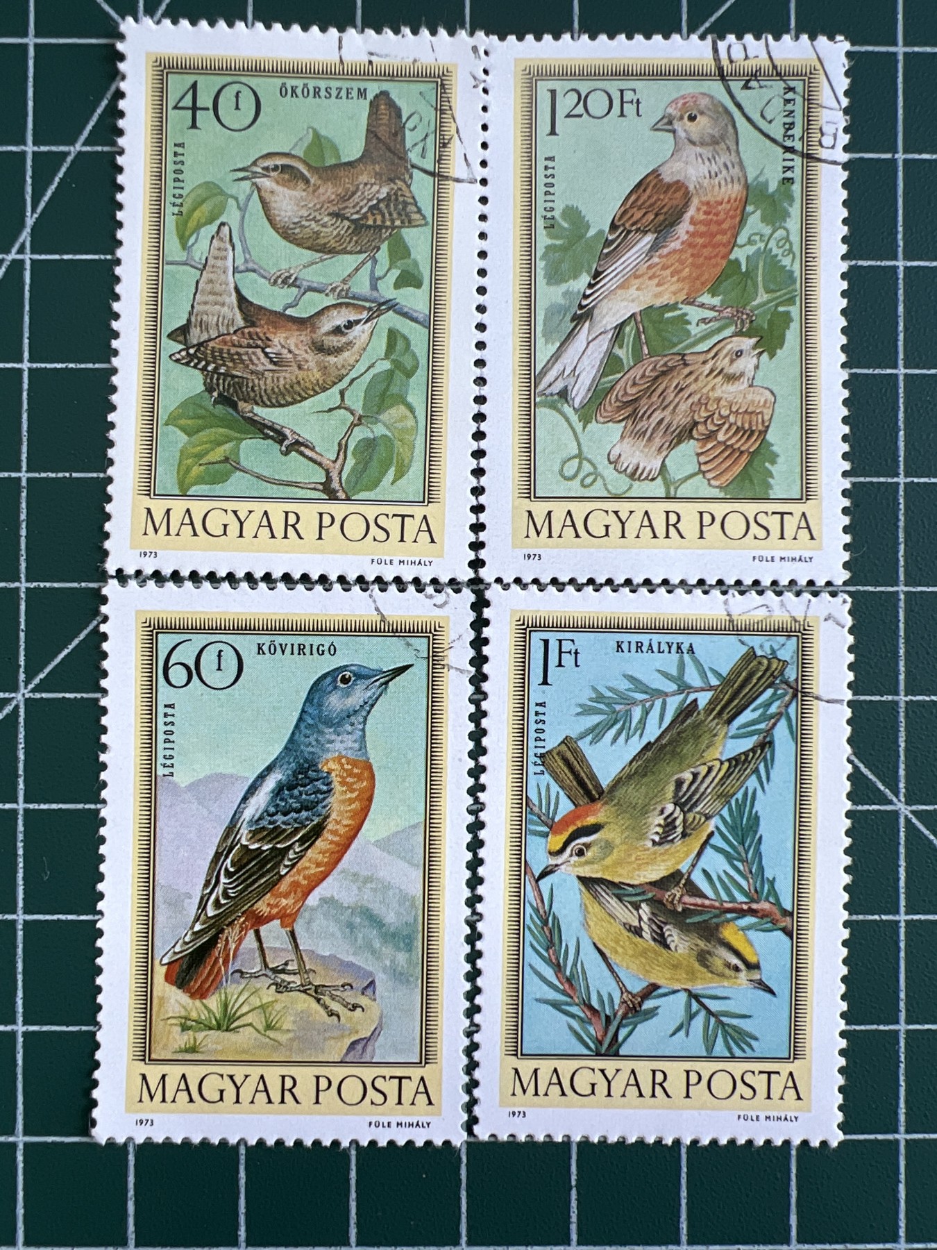 第490期 邮票、明信片专场 （无押金，捡漏，全场50包邮，偏远地区除外，接收代拍业务） 匈牙利邮票-濒危鸟类