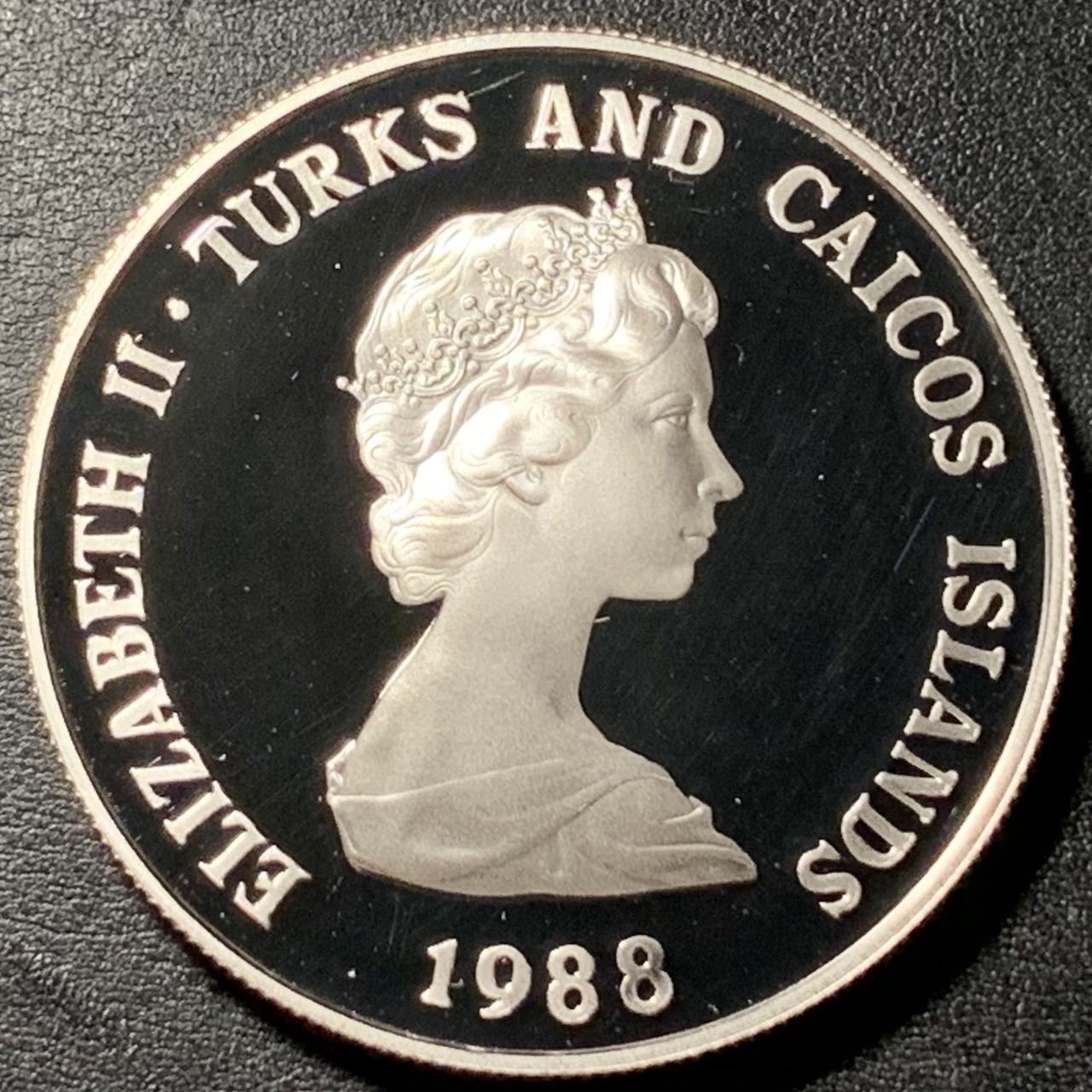紫瑗钱币——第326期拍卖 特克斯与凯恩斯 1988年 WWF世界濒危野生动物 特克斯巨蜥 1克朗 28.28克 0.925银 精制