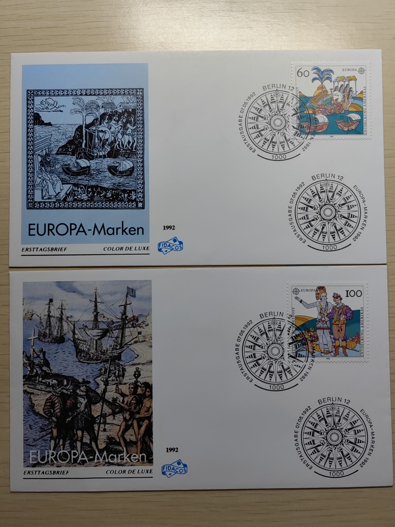 多国精美邮品专场（拍卖）第③③场 德国1992年 哥伦布发现美洲500周年