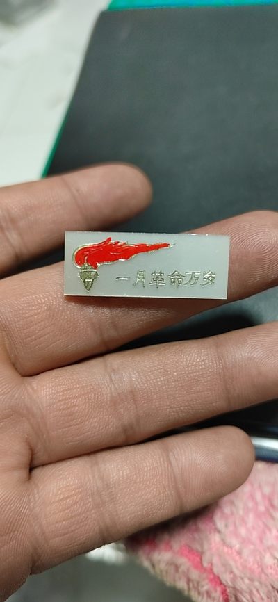 徽章 像章专场，包老保真   ，年后发货 - 🔥🔥🔥🔥一月革命万岁徽章一枚，品相如图