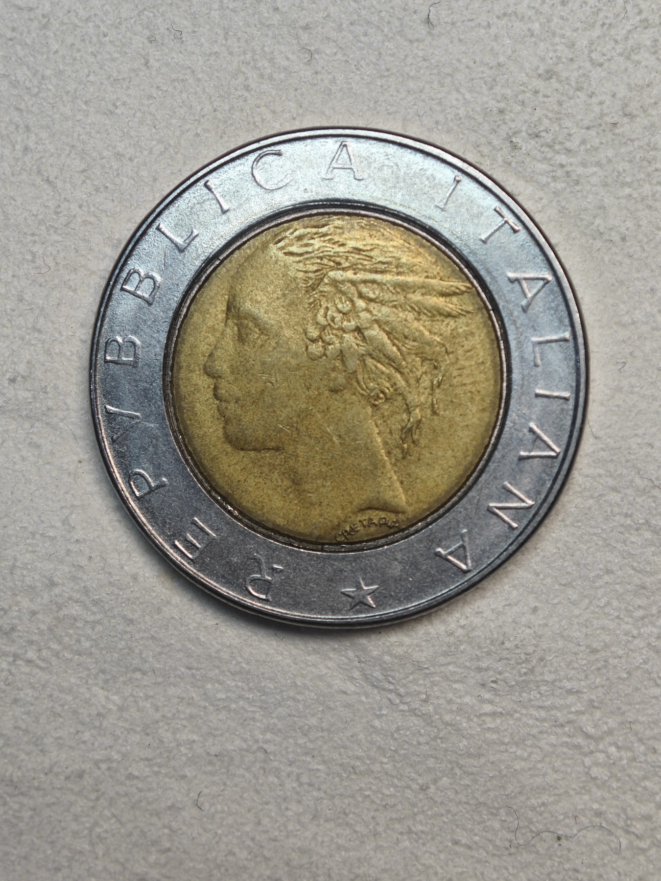 外国硬币收藏店第3期 世界第一种双色币意大利500里拉