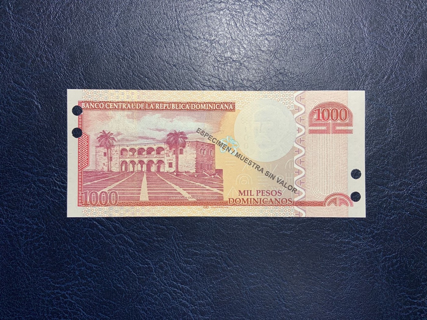 收藏联盟Quantum Auction 第307期拍卖  多米尼加2011年1000比索样票 品相全新UNC