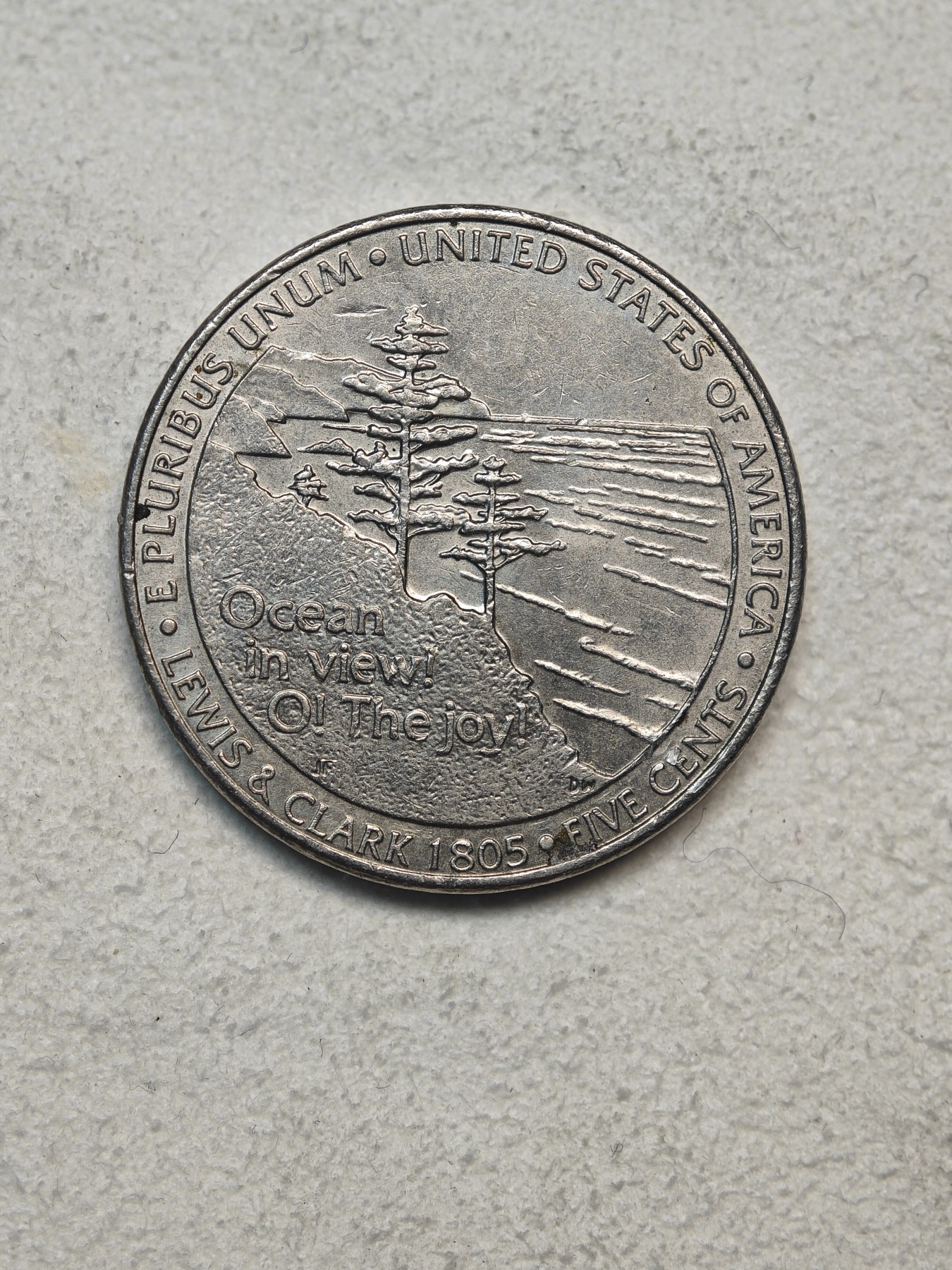 外国硬币收藏店第3期 美国2005年杰斐逊5美分纪念币