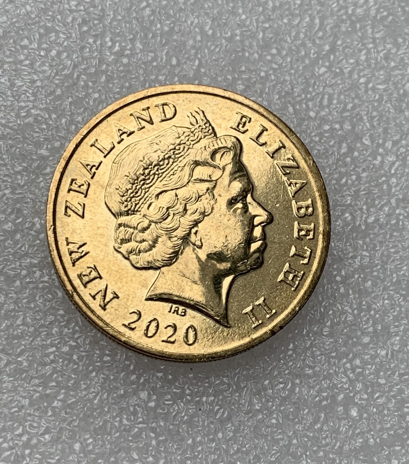瓶子🏺散币纸币第3期  新西兰2元仙鹤硬币2020年伊丽莎白二世女王
