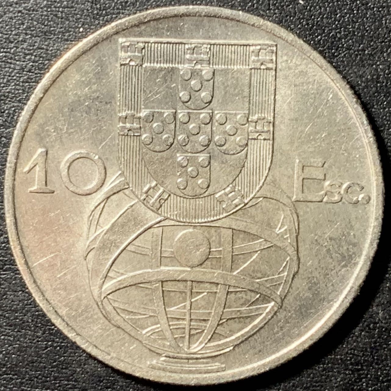 紫瑗钱币——第326期拍卖 葡萄牙 1954年 10埃斯库多 12.4克 0.835银 UNC