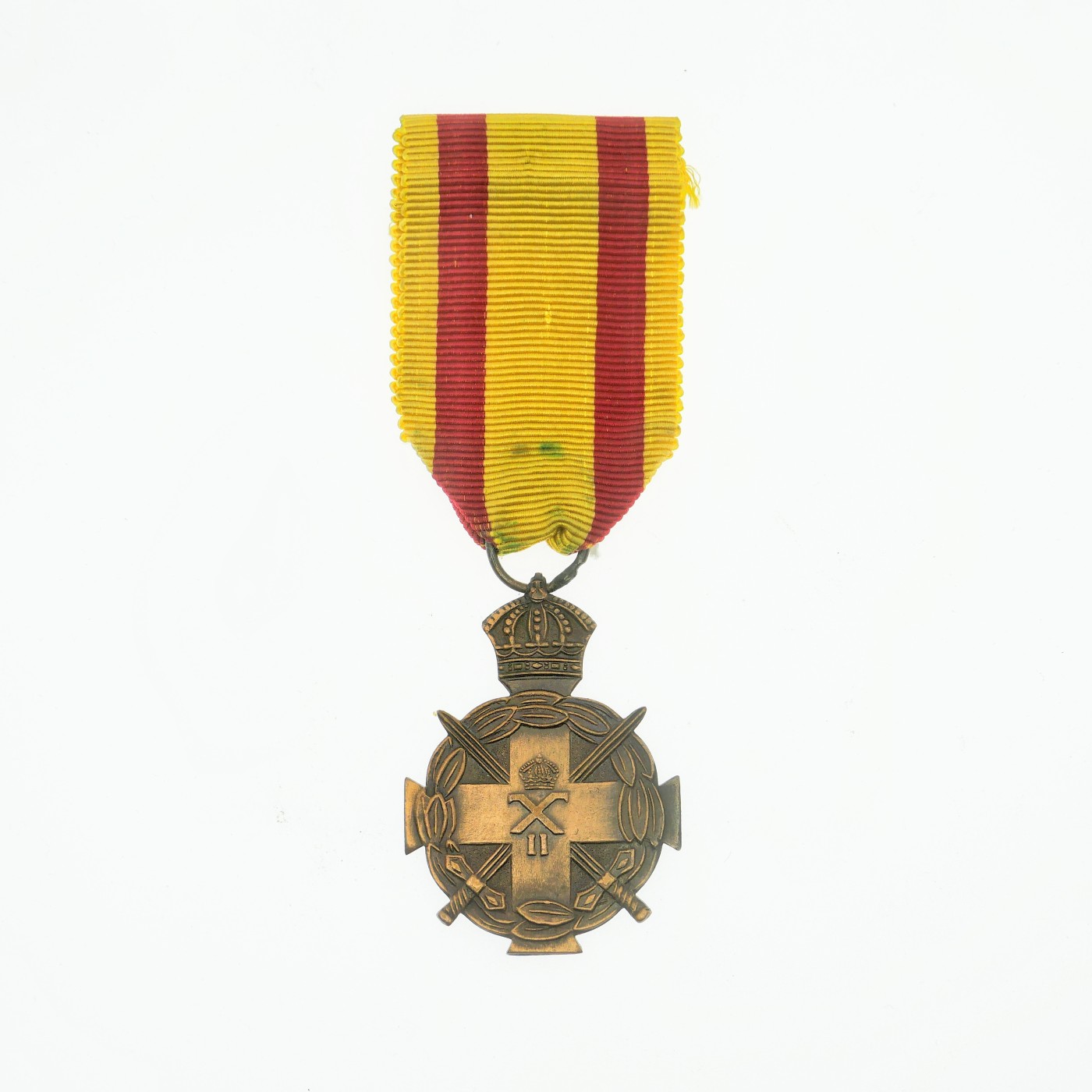 勋章奖章交易所12月2日拍卖 希腊王国杰出服役奖章，1940二战版