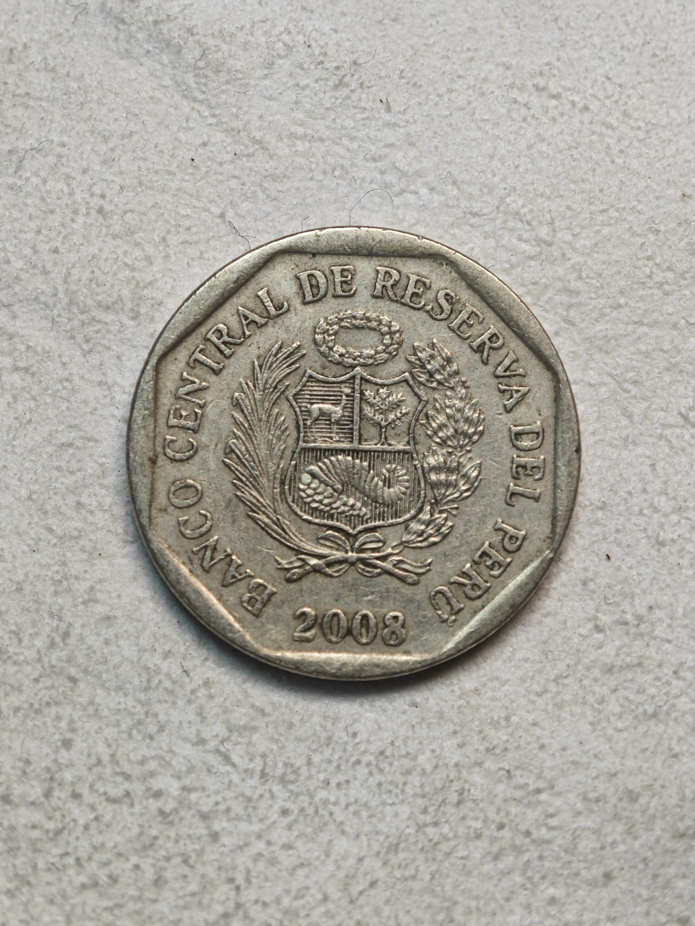 外国硬币收藏店第3期 秘鲁50分一枚