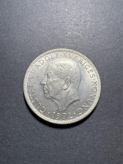 【8个洞收藏】第32场★ 🈵20元or 6件包邮★硬币专场  - 瑞典 1972年 5克朗硬币