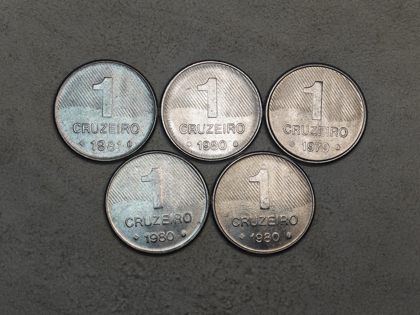 外国硬币收藏店第3期 巴西1克鲁塞罗5枚