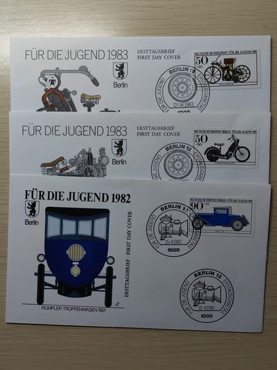 多国精美邮品专场（拍卖）第③③场 - 德国 1983年 车的发展