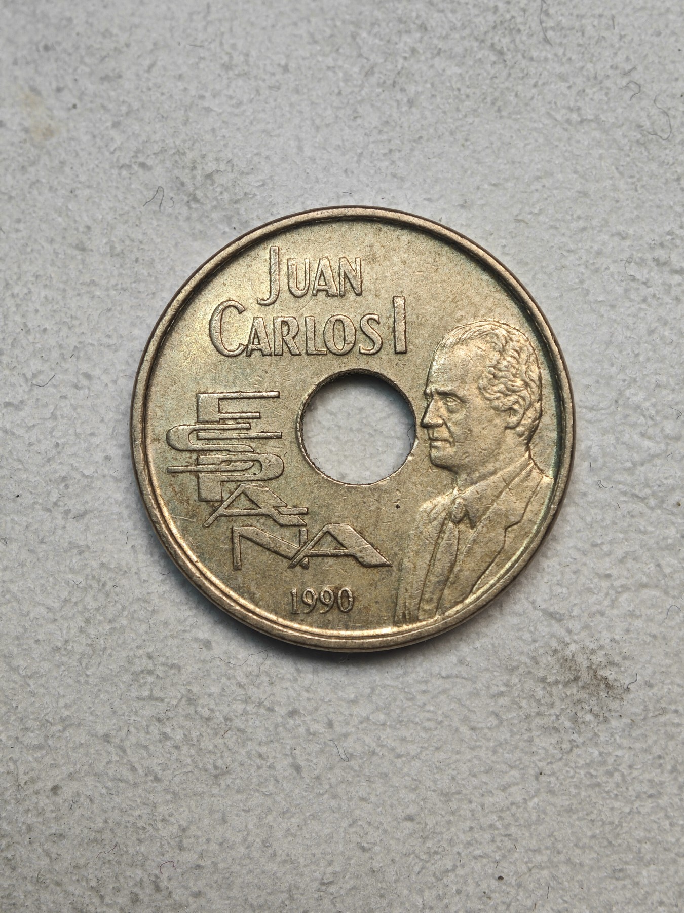 外国硬币收藏店第3期 西班牙1990年25比塞塔跳高纪念币