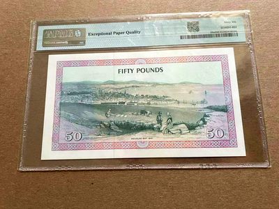 【Blue Auction】✨世界纸币精拍第399期【精】 【无47】马恩岛 1983年50镑 PMG66EPQ 女王 BWC出品 