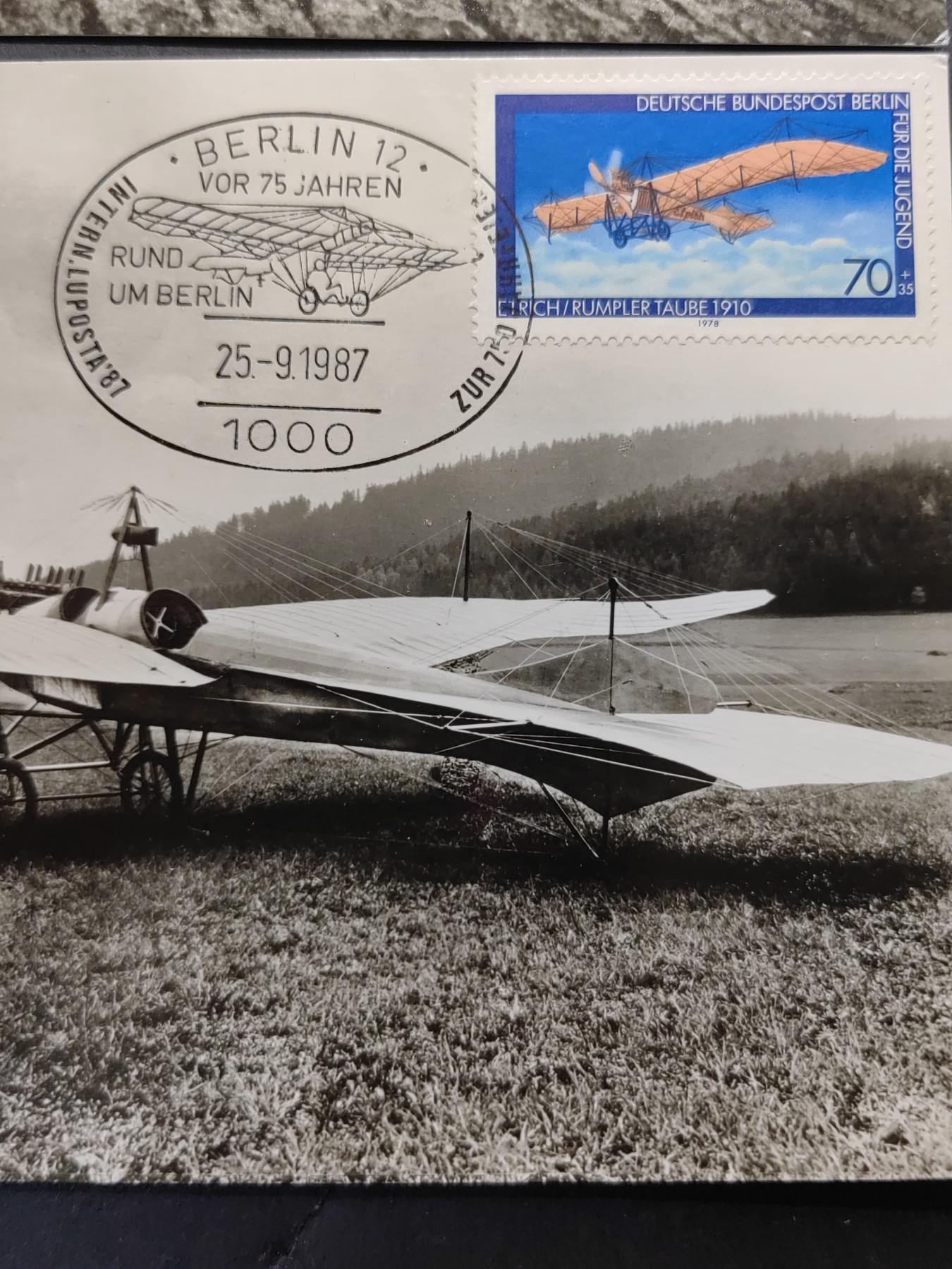多国精美邮品专场（拍卖）第③③场 德国1987年 老式飞行器极限片