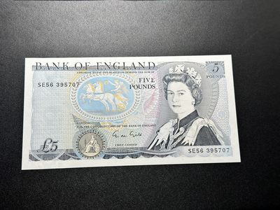 《外钞收藏家》第三百一十八期 - 英国D序列5镑 全新UNC