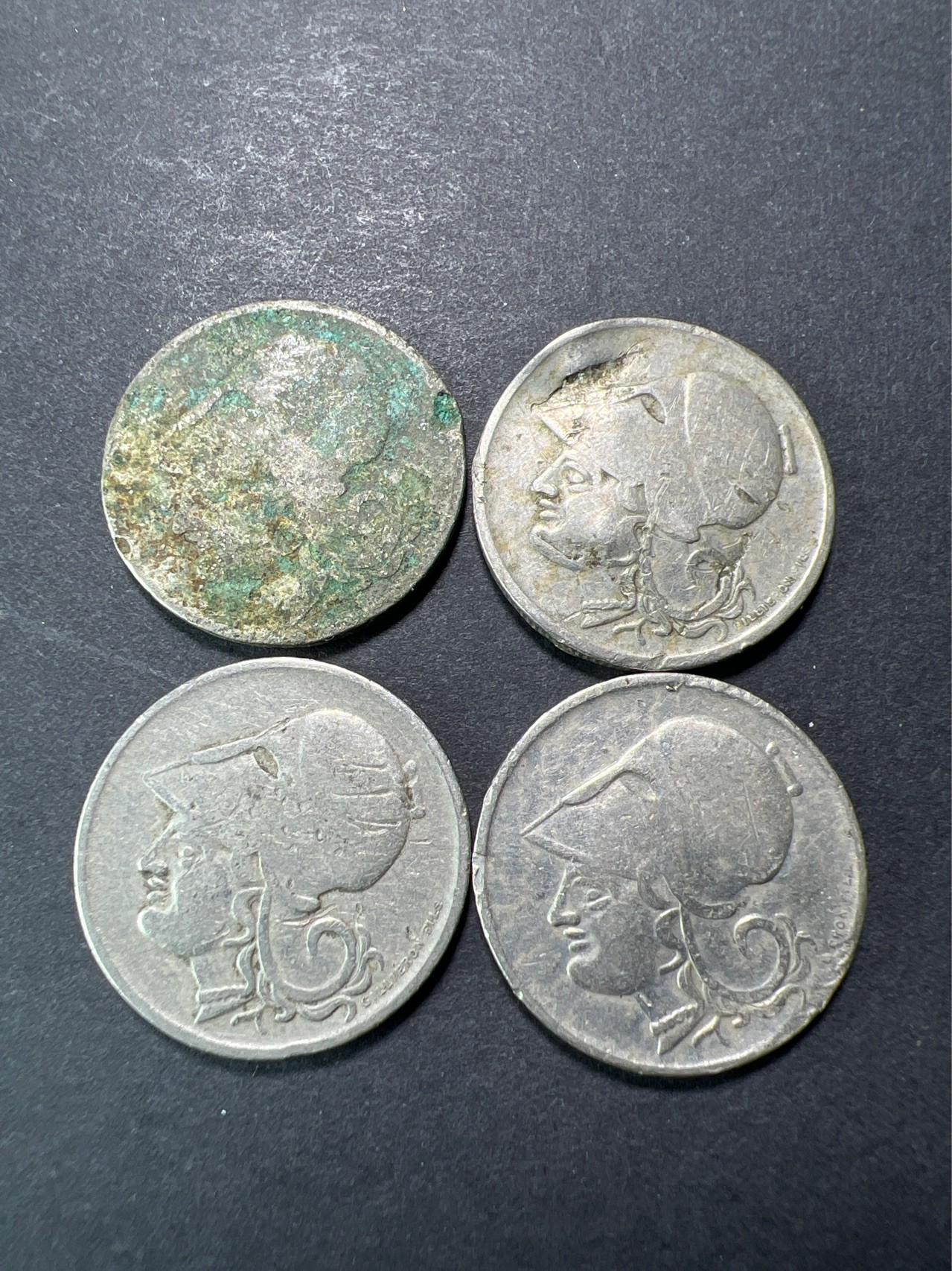 【8个洞收藏】第32场★ 🈵20元or 6件包邮★硬币专场  希腊 1926年 50分雷普塔  一组