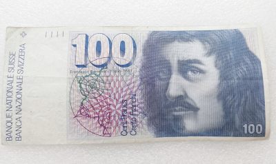 全场一元起拍 各国纸币专场 第43期 - 瑞士100法郎纸币