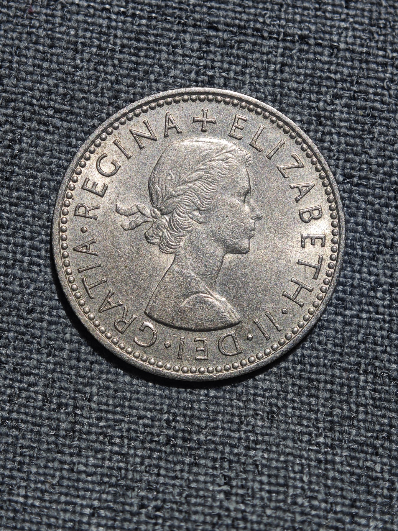 外国硬币收藏店第3期 极美品英国女王1958年苏格兰狮1先令