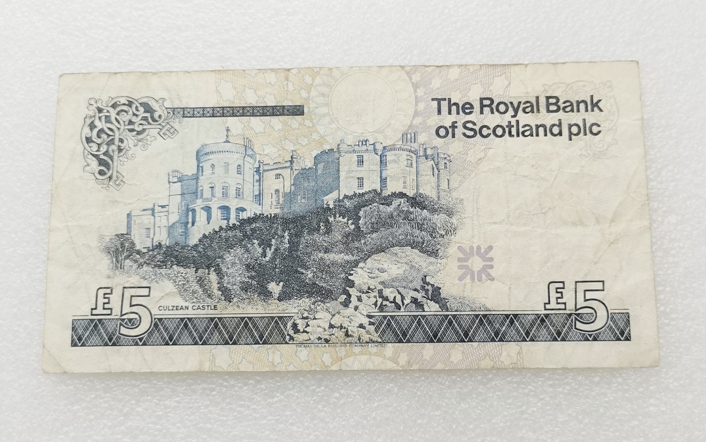 全场一元起拍 各国纸币专场 第43期 2005年苏格兰5镑纸币 号码050598
