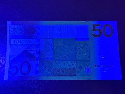 【Blue Auction】✨世界纸币精拍第399期【精】 荷兰 1982年50盾 向日葵 全新UNC