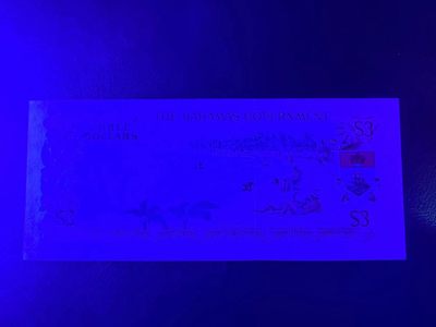 【Blue Auction】✨世界纸币精拍第399期【精】 【初版A冠无47】巴哈马 1965年 3元 彩背 女王 全新UNC