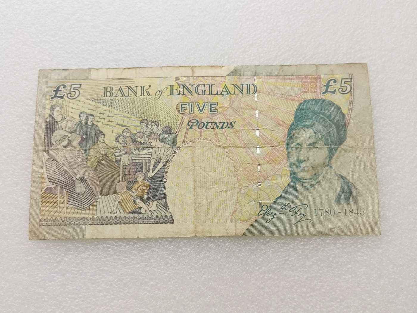 全场一元起拍 各国纸币专场 第43期 英国2002年5镑纸币 号码833986