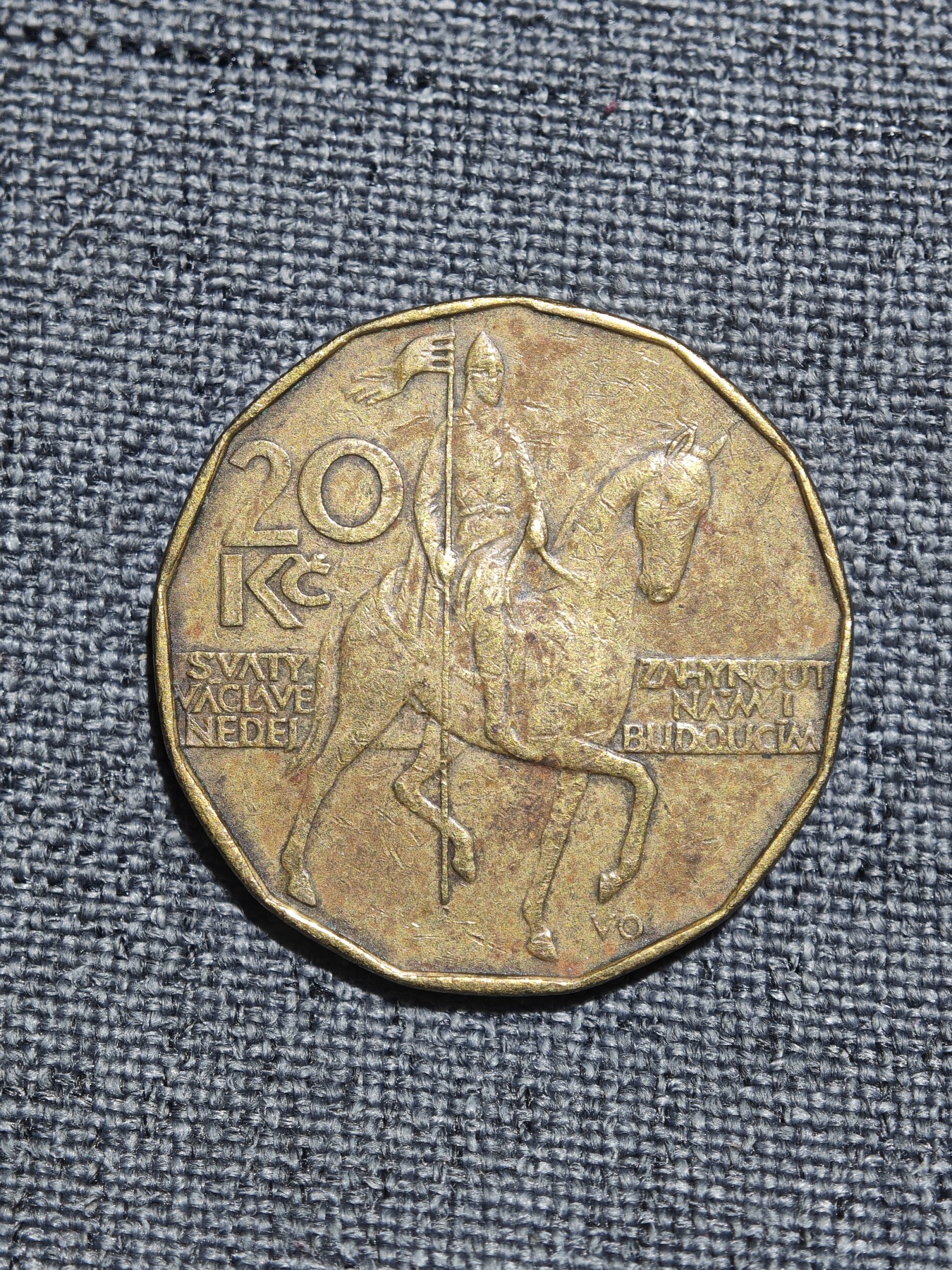 外国硬币收藏店第3期 捷克1993年骑士20克朗