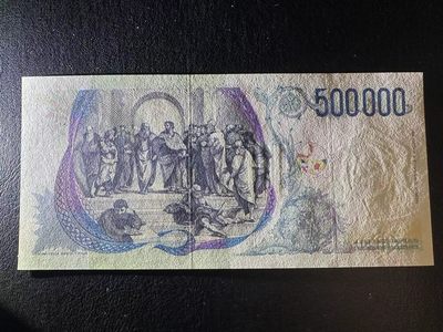 【Blue Auction】✨世界纸币精拍第399期【精】 意大利 1997年50万里拉 拉斐尔 全新UNC
