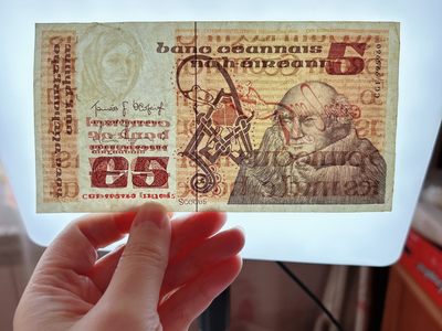 全场一元起拍 各国纸币专场 第43期 爱尔兰5镑纸币 无4 7