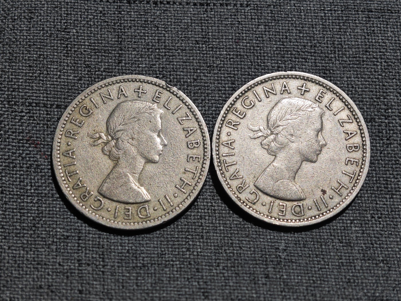 外国硬币收藏店第3期 英国女王老版2先令2枚