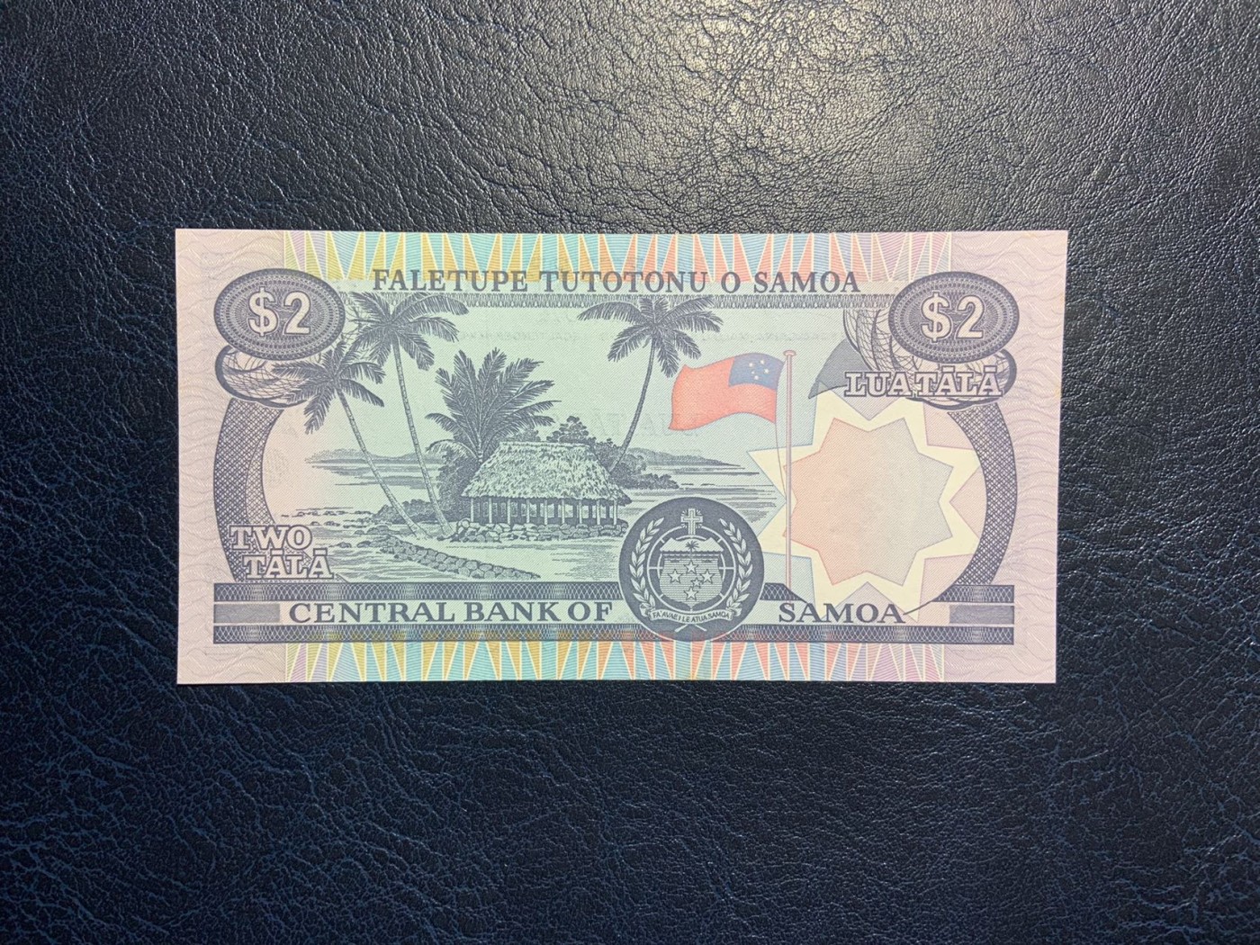 收藏联盟Quantum Auction 第308期拍卖  萨摩亚1985年版2塔拉 品相全新UNC