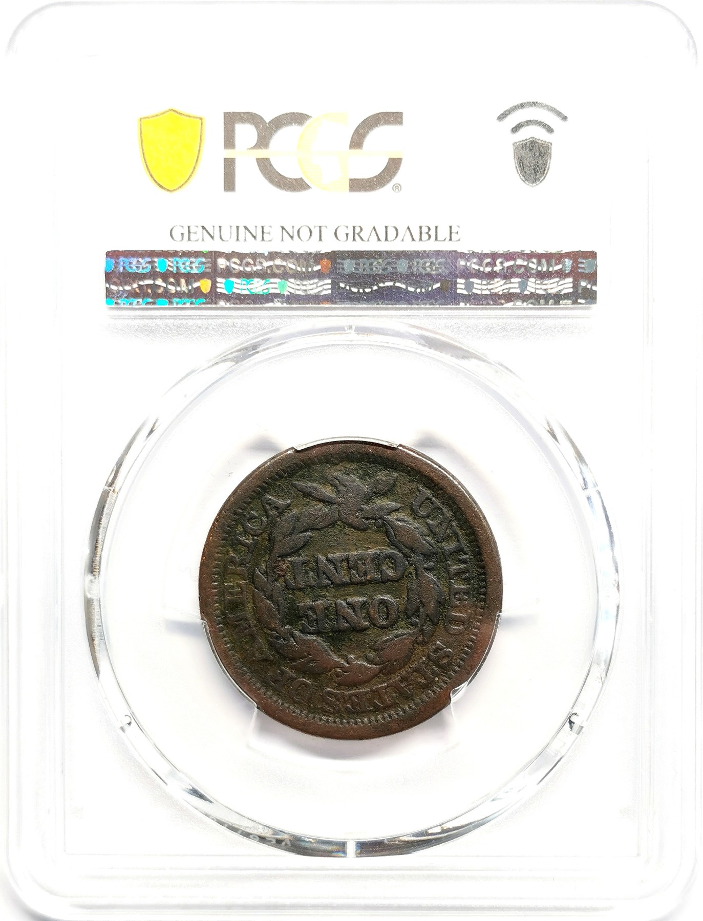 凡希社世界钱币微拍第二百五十六期 1846美国Liberty铜币PCGS-VGD