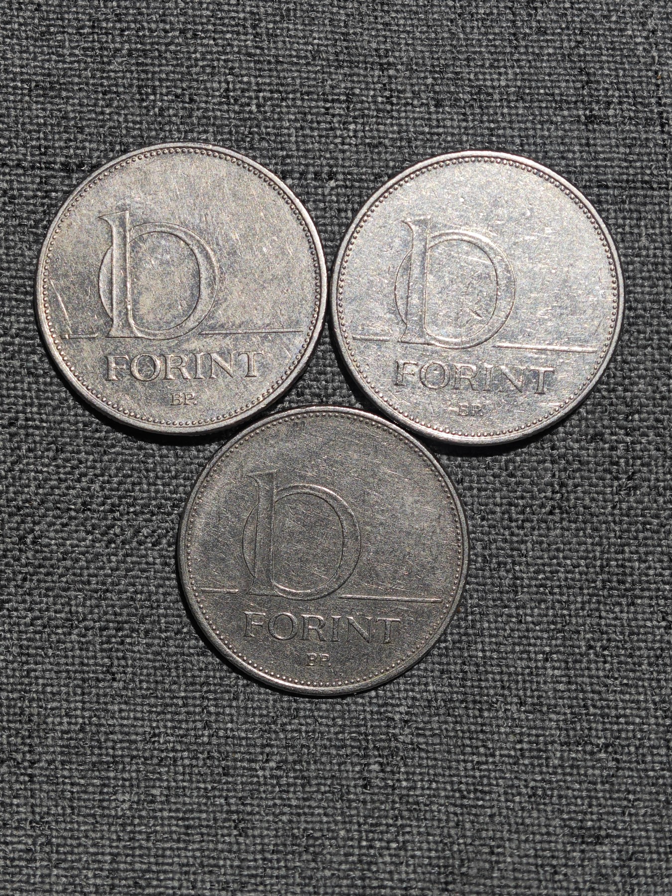 外国硬币收藏店第3期 匈牙利10福林3枚