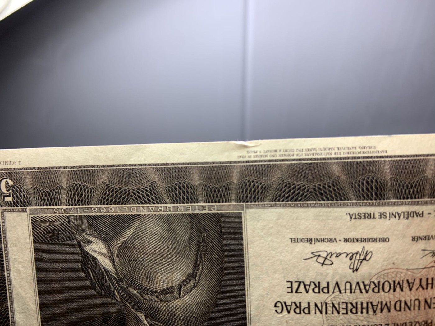 收藏联盟Quantum Auction 第308期拍卖  波西米亚和摩拉维亚1942年500克朗 品相UNC- 实票
