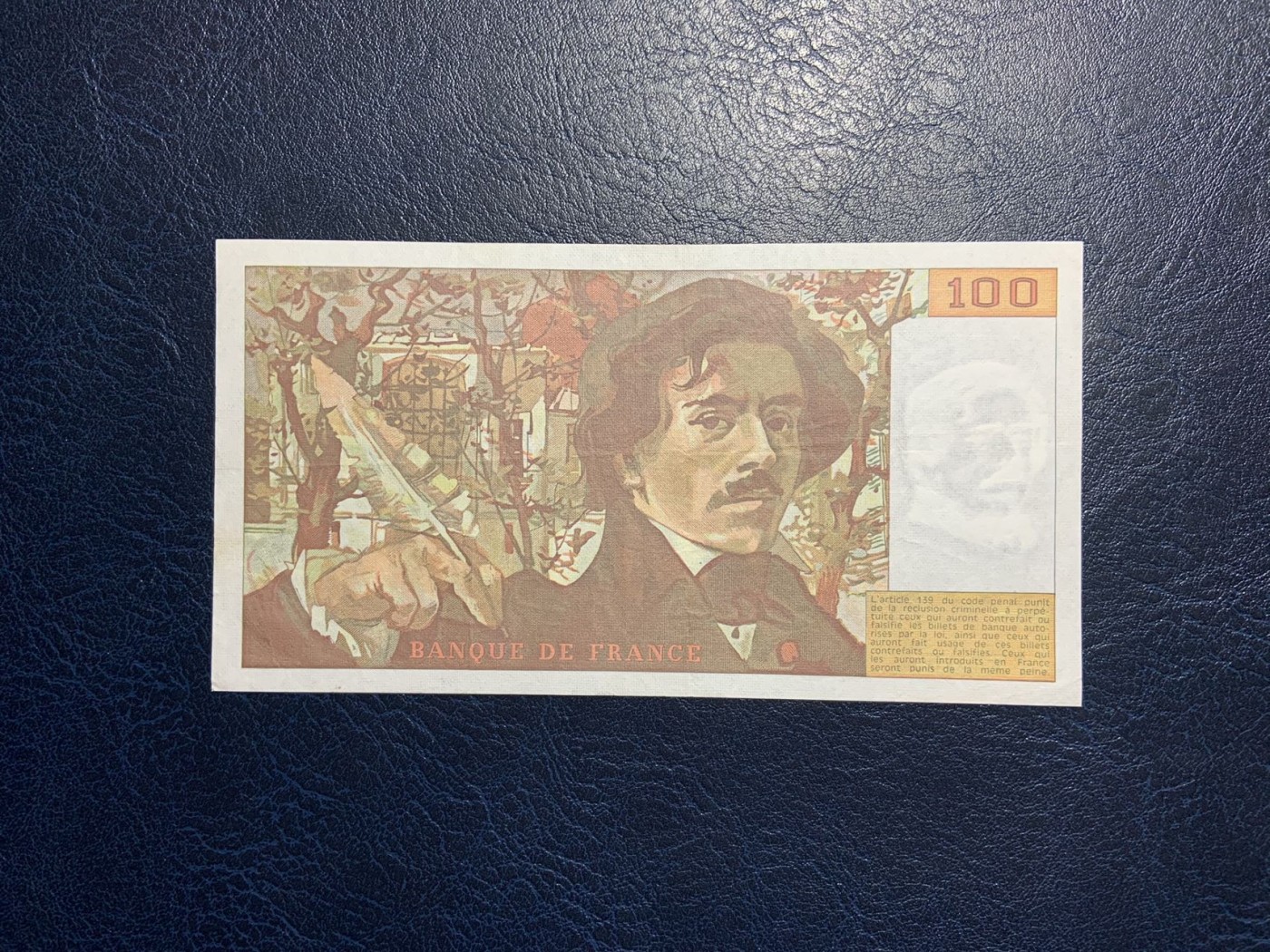 收藏联盟Quantum Auction 第308期拍卖  法国1985年100法郎 品相如图 自由引导人民