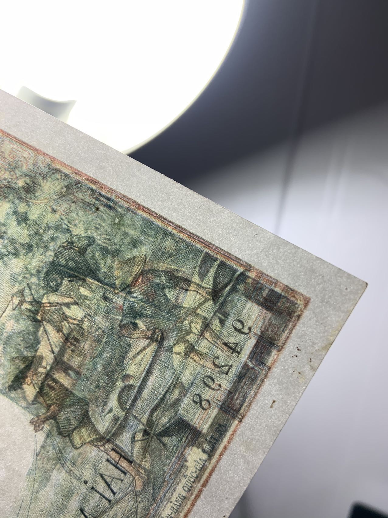 收藏联盟Quantum Auction 第308期拍卖  越南1956年20盾 品相UNC- 针孔修补 香蕉花