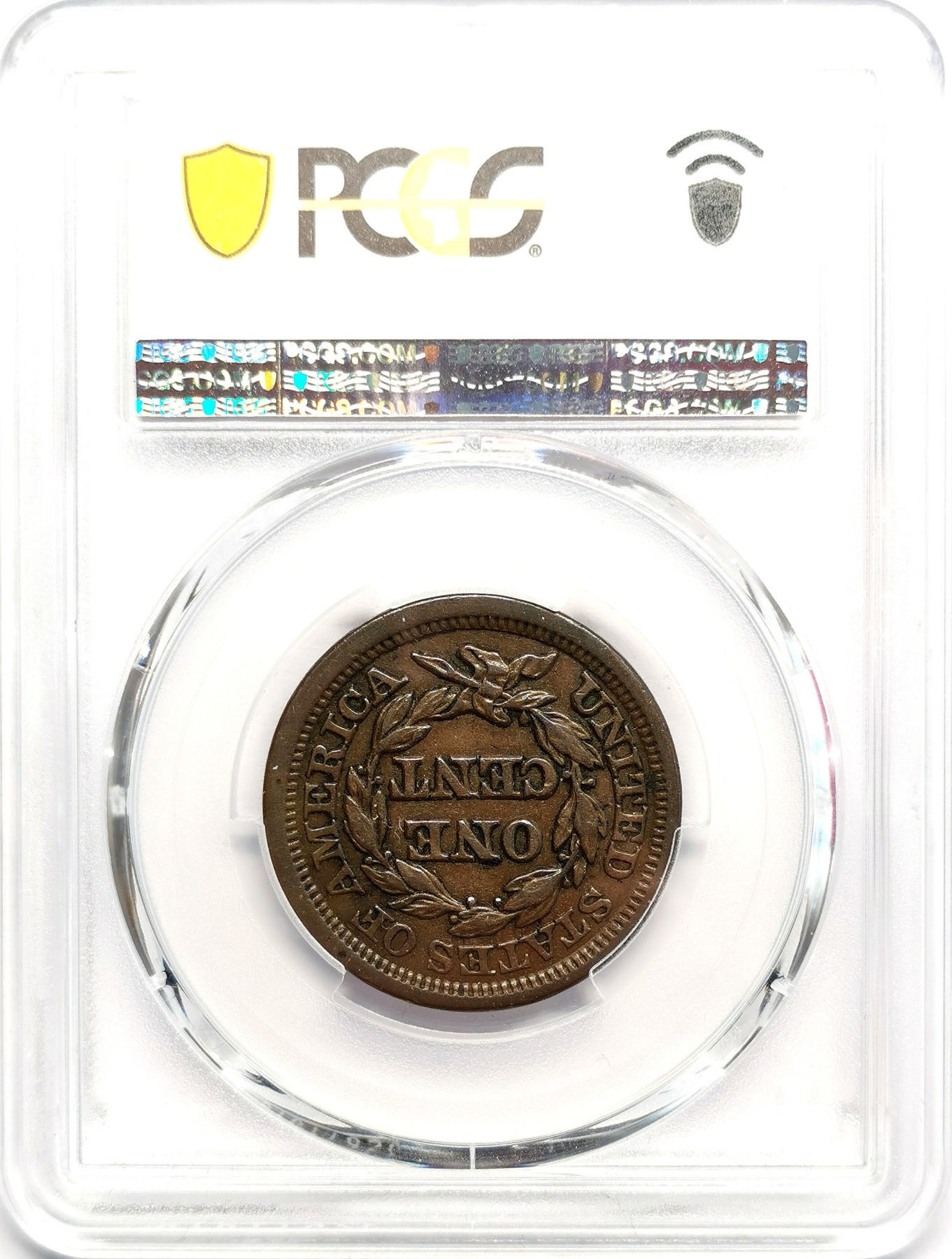 凡希社世界钱币微拍第二百五十六期 1847美国Linerty铜币PCGS-AU50