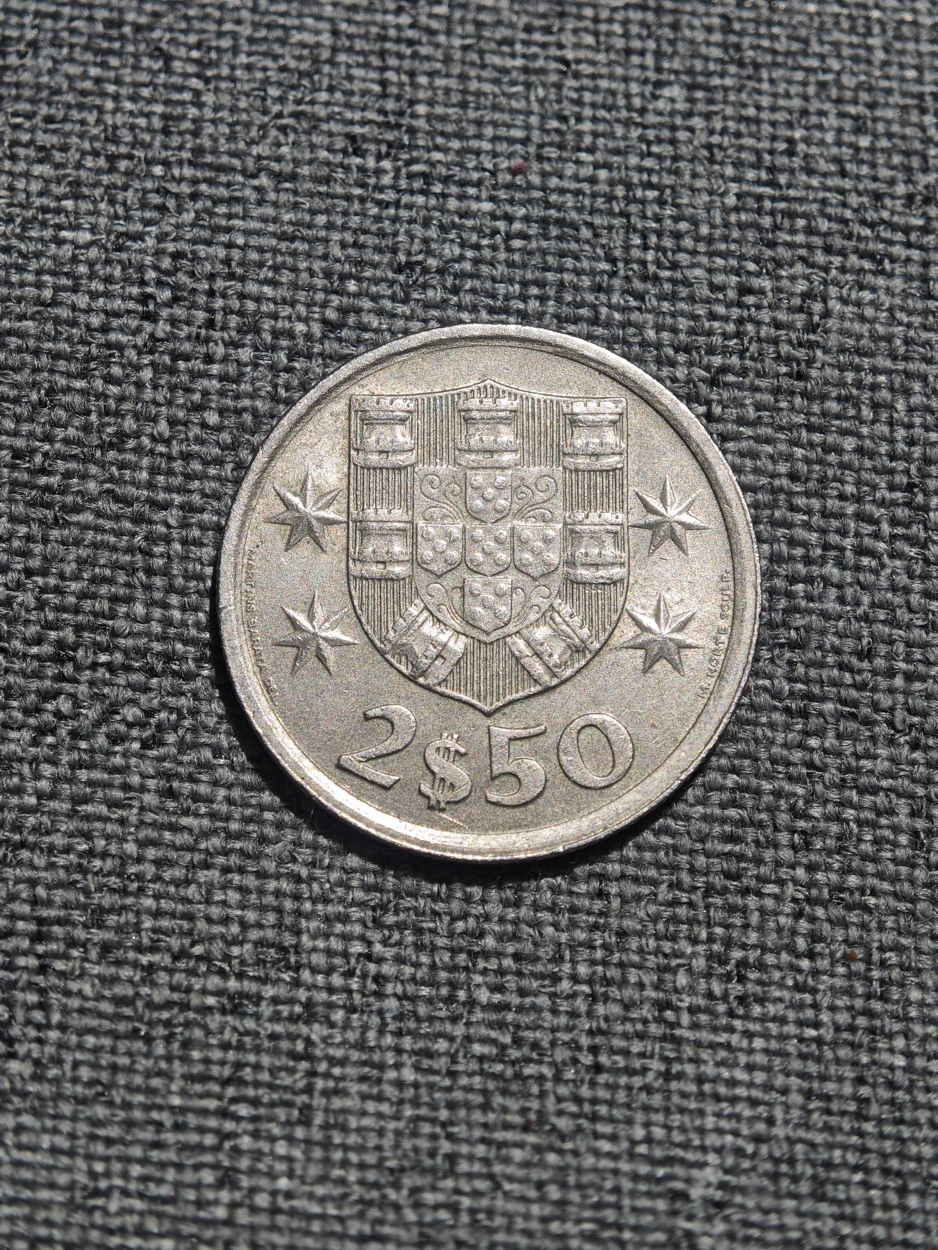 外国硬币收藏店第3期 葡萄牙1978年帆船2.5埃斯库多