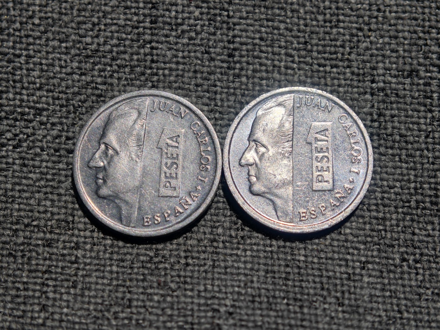 外国硬币收藏店第3期 西班牙1993、1994年1比塞塔铝币2枚