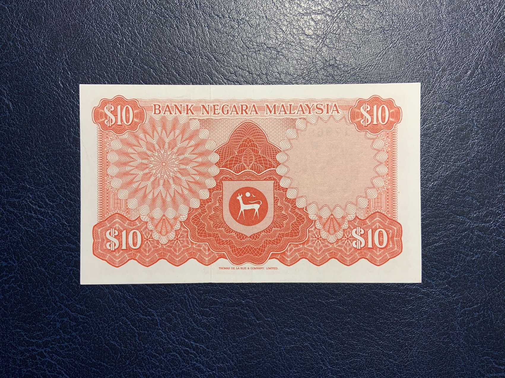 收藏联盟Quantum Auction 第308期拍卖  马来西亚1972-76年10吉令特 品相AU