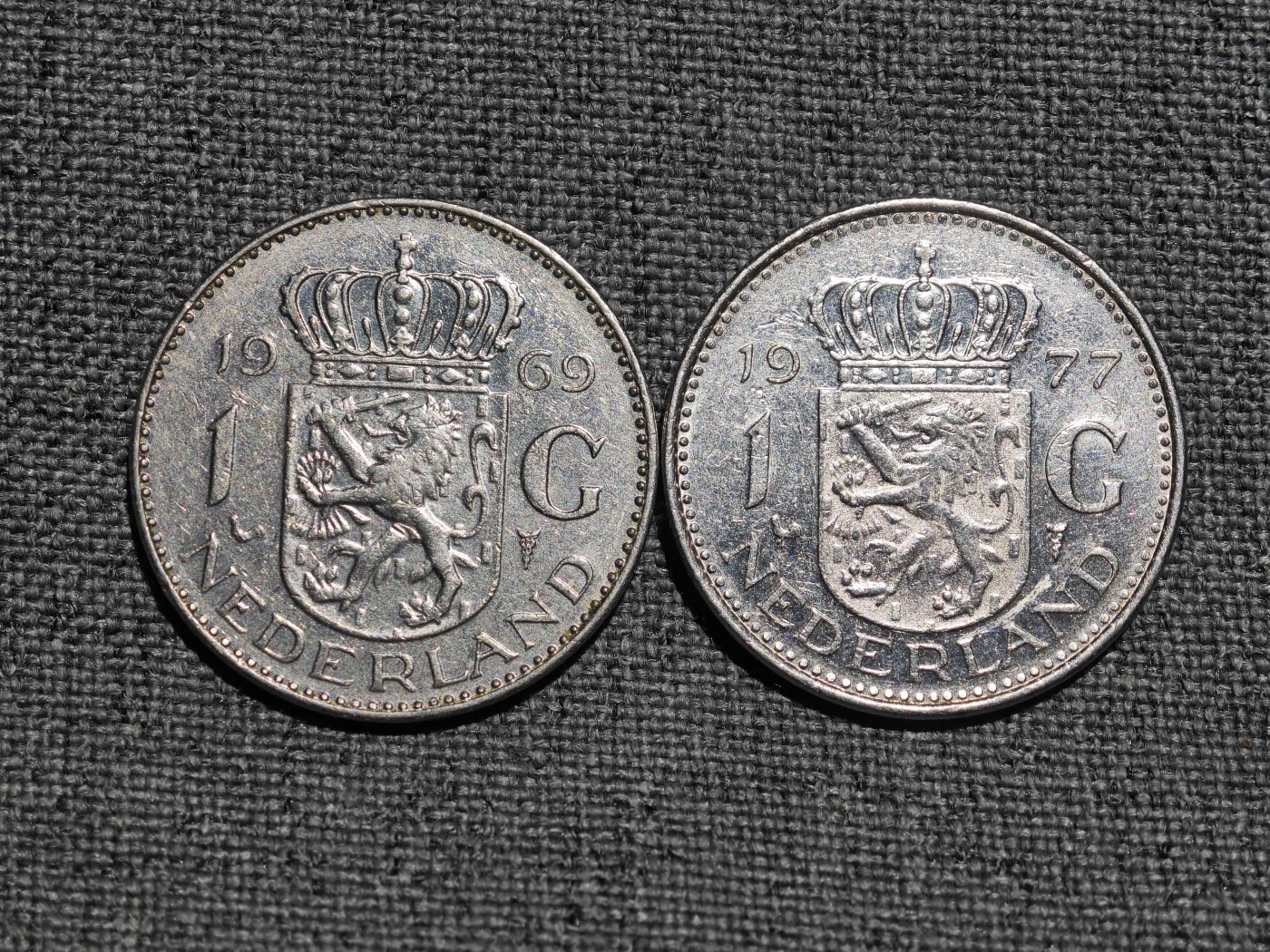 外国硬币收藏店第3期 荷兰朱莉安娜女王1荷兰盾2枚