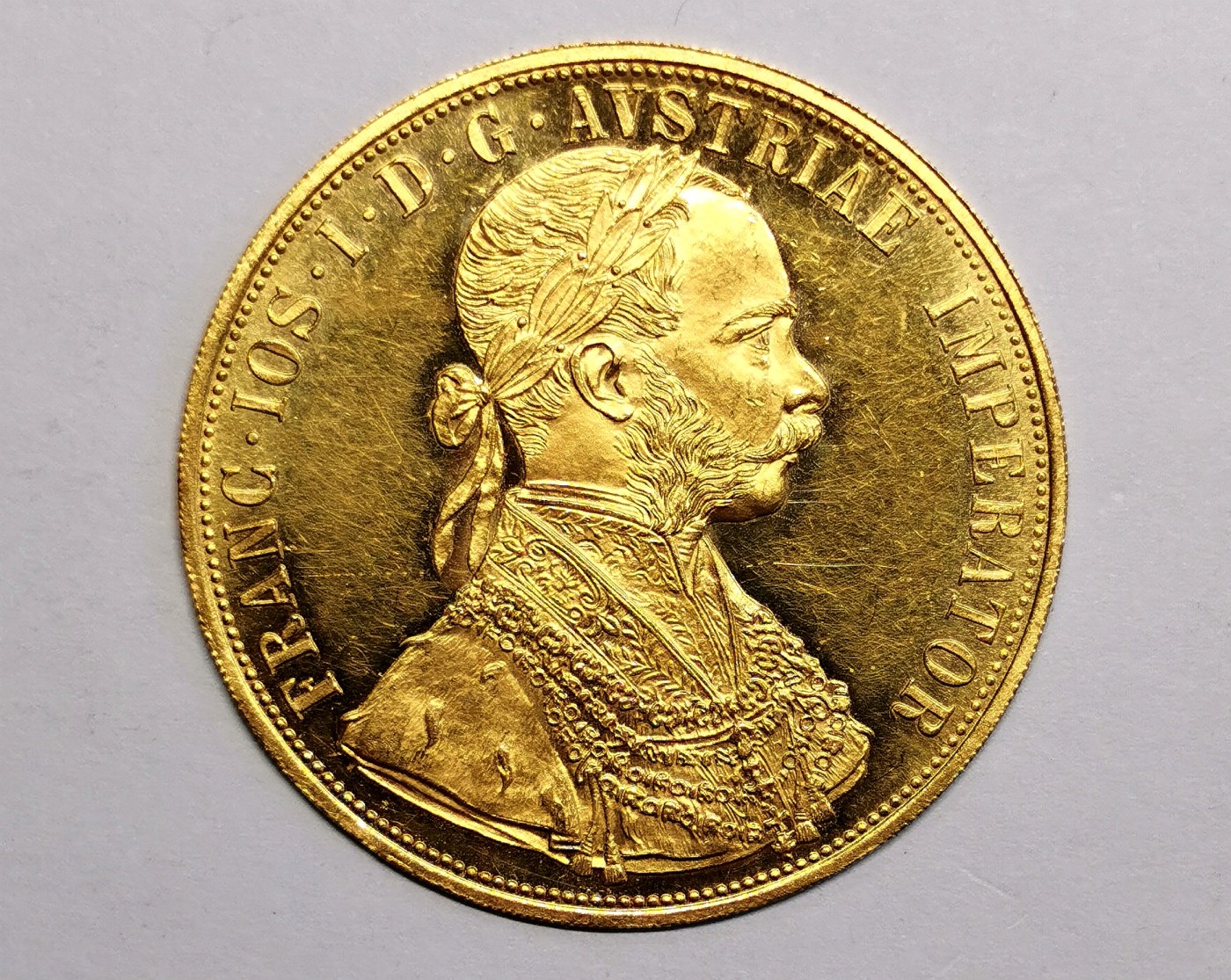 凡希社世界钱币微拍第二百五十六期 1915奥地利4杜卡特金币UNC