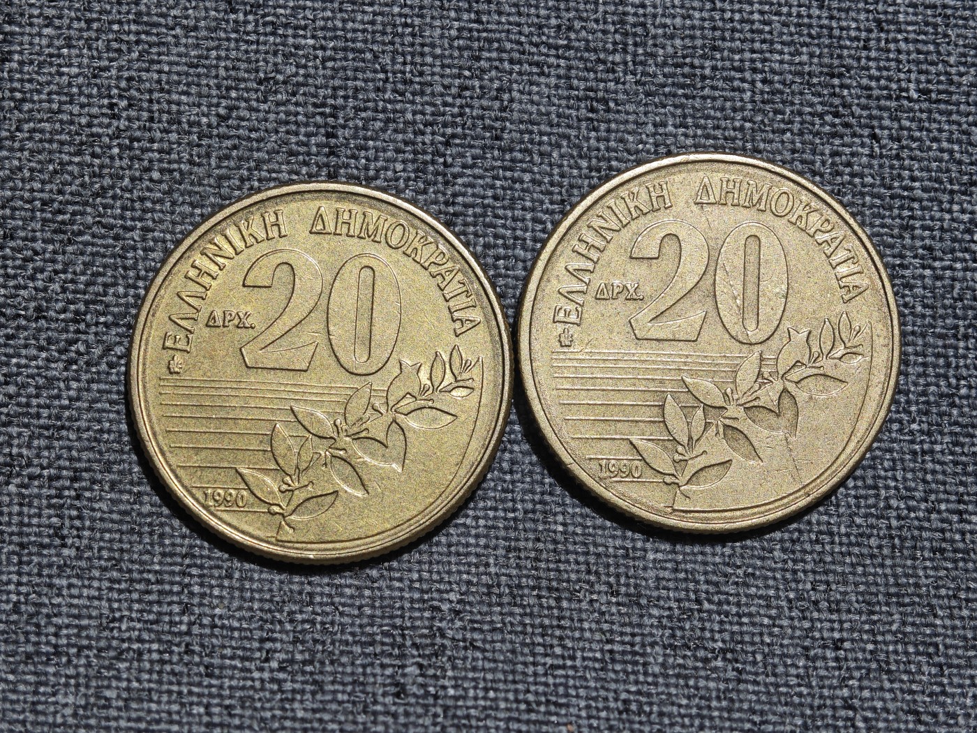 外国硬币收藏店第3期 希腊1990年20德拉克马厚铜币