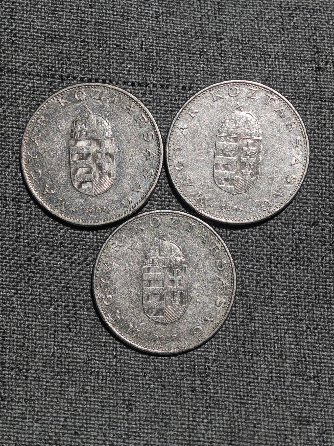 外国硬币收藏店第3期 匈牙利10福林3枚